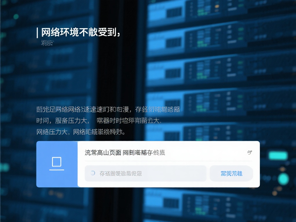 网络环境不稳定：如果你的网络连接速度较慢或存在中断