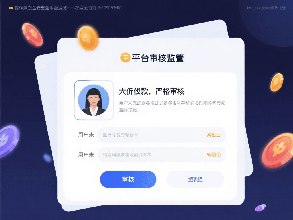 平台审核机制：为了保障资金安全，平台通常会对大额出